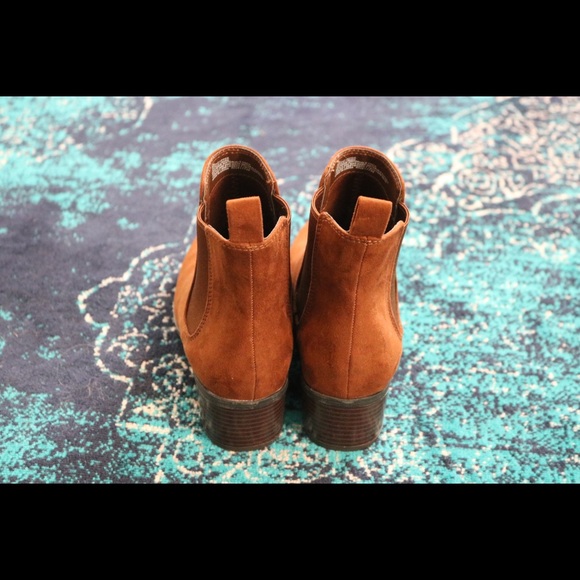 Brown Suede Booties - Picture 2 of 4